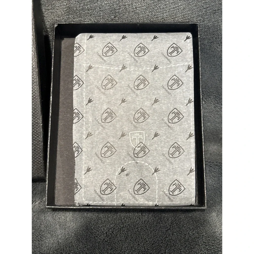 Money Clip‎ Wallet RIO, Slim RFID Blocking Card Holder for Men-Black And White